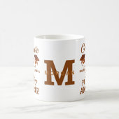 Graduate Copper Monogram Global Pandemic Funny Coffee Mug (Center)