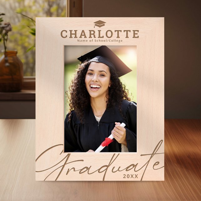 Graduate Custom Graduation Etched Frames (Creator Uploaded)