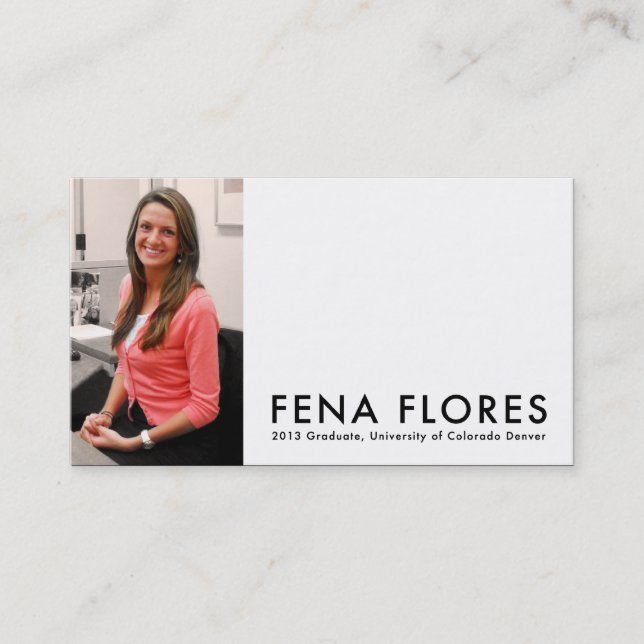 graduate custom order calling card (Front)