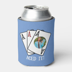 Graduate,Custom Personalised Graduation Party Beer Can Cooler