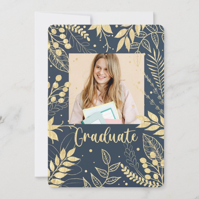 Graduate Custom Photo Party  Invitation (Front)