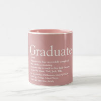 Graduate Definition Modern Dusty Rose