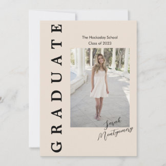 Graduate Edge Announcement Card 5 Photos