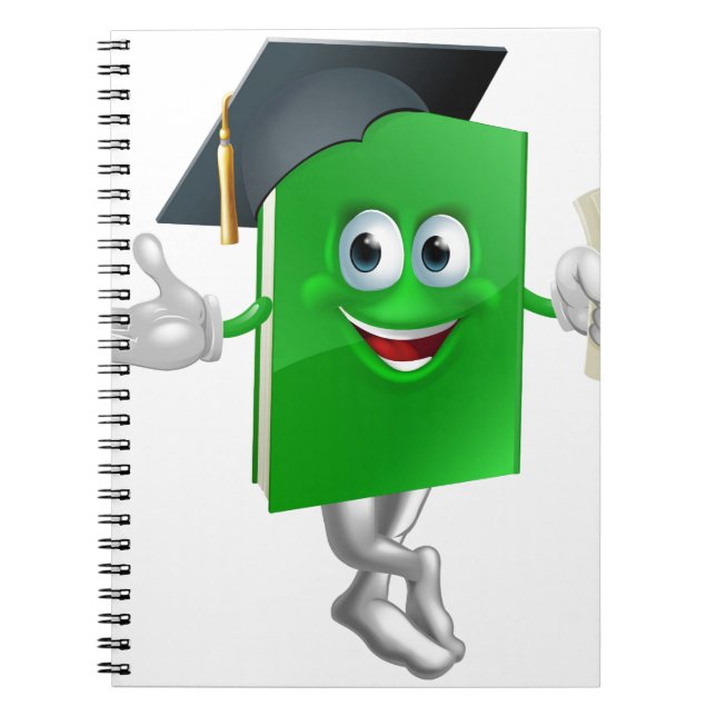 Graduate education book mascot (Front)