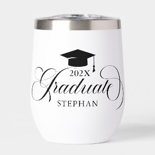 Graduate Elegant Black Script Typography