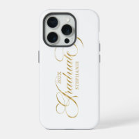 Graduate Elegant Gold Script Typography