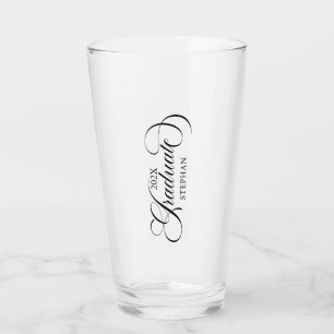 Graduate Elegant Sage Green Script Typography  Glass