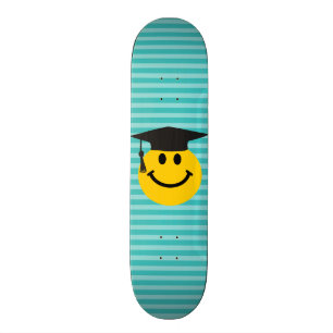Graduate face skateboard