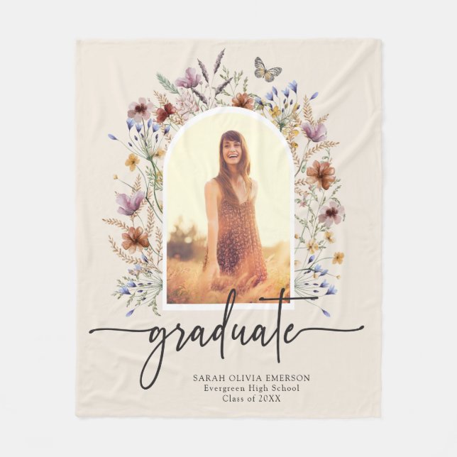 Graduate Fleece Blanket (Front)