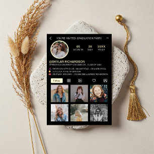 Graduate Fun Instagram Social Media Grad Party