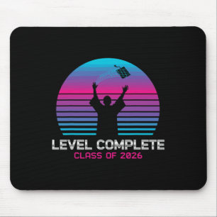 Graduate Gamer Level Complete 2026 Graduation Stud Mouse Pad