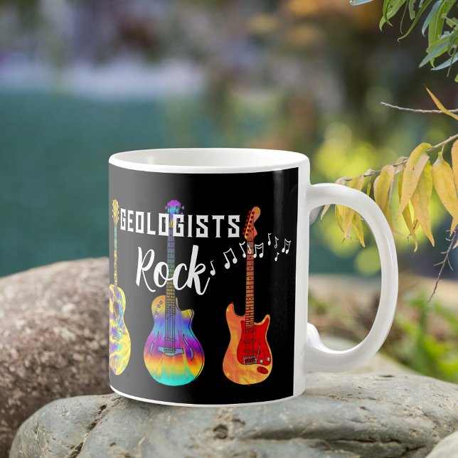 Graduate Geologists Rock Graduation Coffee Mug (Graduate geologists Rock funny earth sciences graduation coffee mug gift)