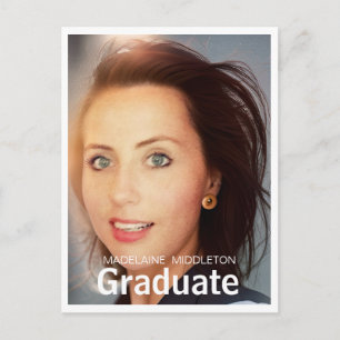 Graduate Graduation Party Photo Postcard