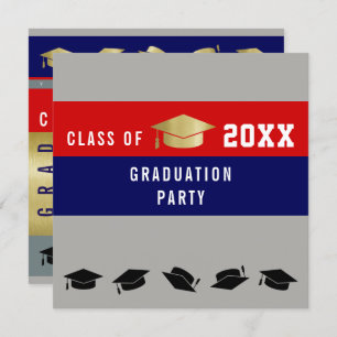 graduate / graduation party stylish invitation