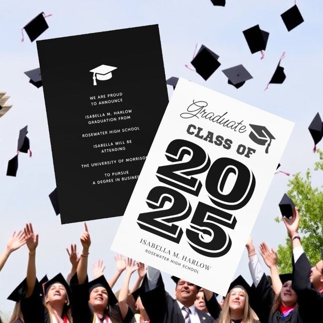 Graduate High School Graduation Announcement (Creator Uploaded)