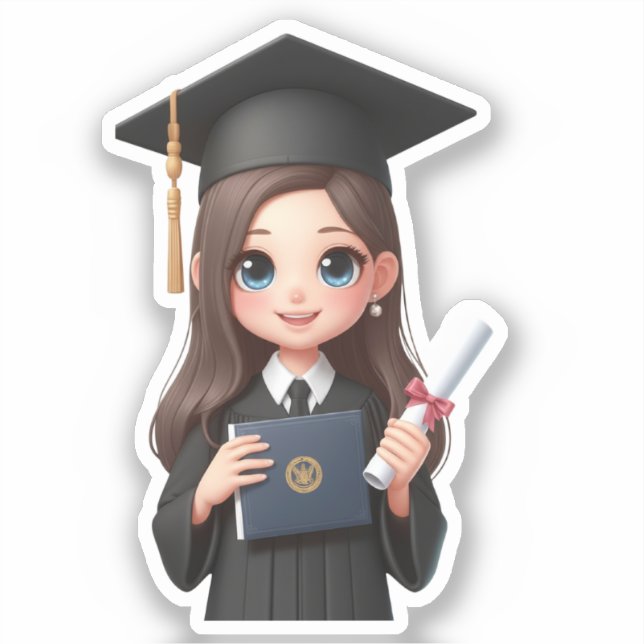 “Graduate Manifestation Sticker – Inspire Success  (Front)