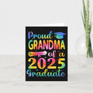 Graduate Matching Family Proud Grandma Of 2025 Gra Card