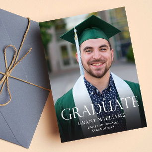 Graduate Mod Photo Vertica Graduation Announcement