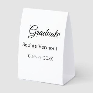 Graduate name class of 20XX congrats simple minima