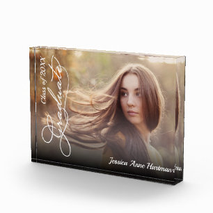 GRADUATE Name Class of Text Overlay Photo Block