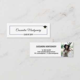 Graduate Name Enclosure Insert Photo Card