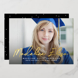 Graduate name signature script photo graduation