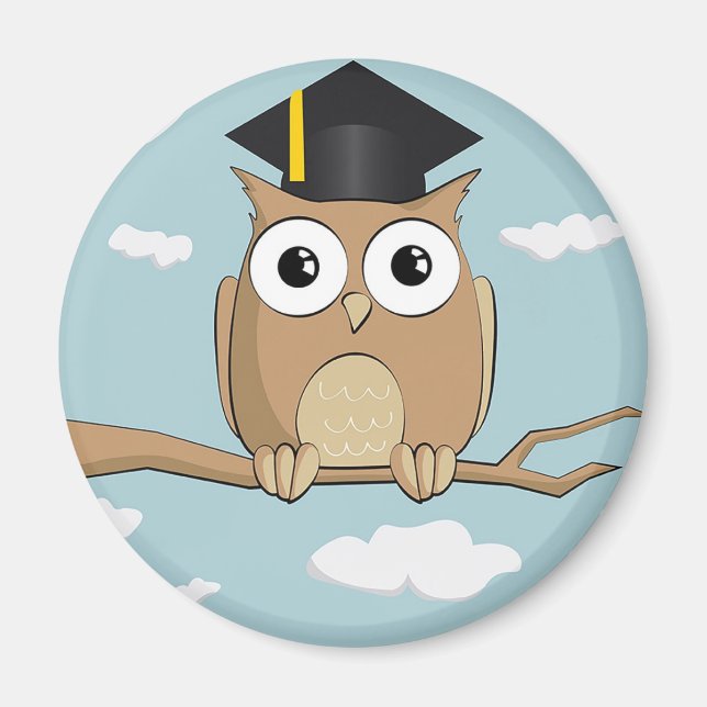 Graduate Owl Magnet (Front)