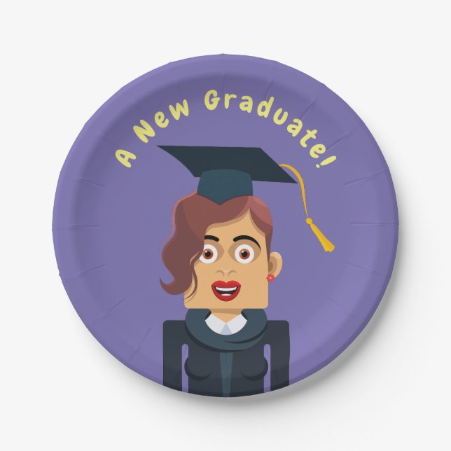 Graduate Paper Plate (Front)