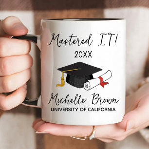Graduate Personalised Masters Degree Gift MBA Gift Mug