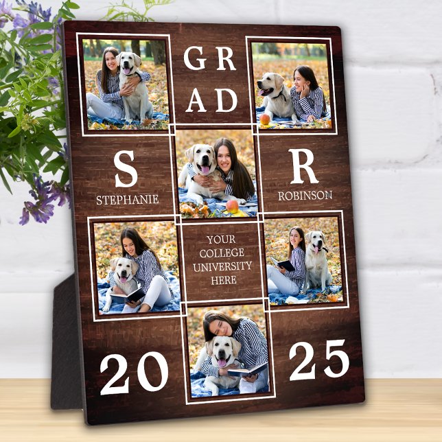 Graduate Personalised Photos Wooden Graduation Plaque (Creator Uploaded)
