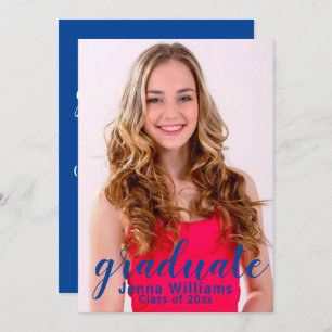 Graduate Photo Announcement Party Invitation