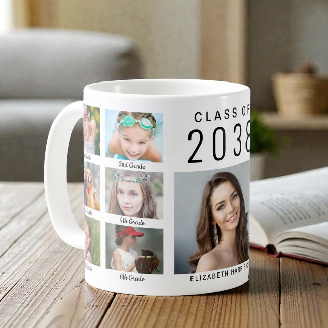 Graduate Photo Collage Graduation Coffee Mug (Graduate Photo Collage Graduation Coffee Mug)