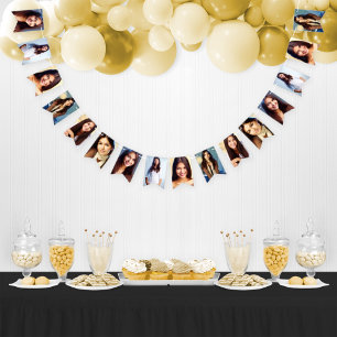 Graduate Photo Collage Graduation Party Bunting