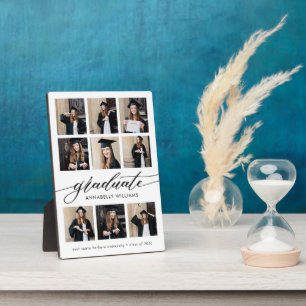 Graduate Photo Collage Keepsake Plaque