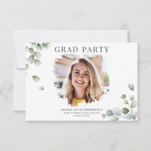 Graduate Photo Graduation 2025 Party Invitation