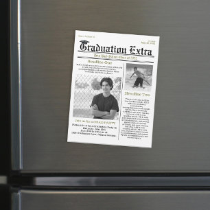 Graduate Photo Modern Simple Trendy Newspaper