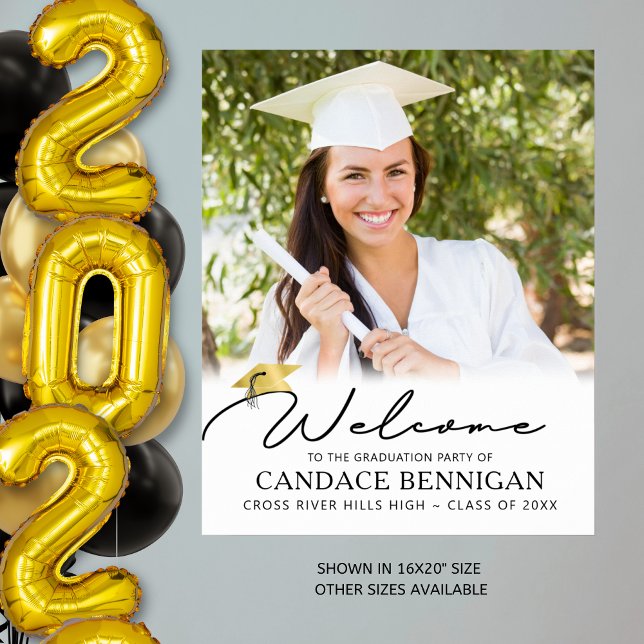 Graduate Photo Script Welcome Poster (Creator Uploaded)