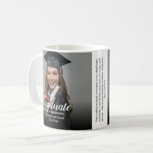 Graduate Photo with Family Message Graduation Coffee Mug