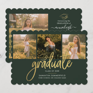Graduate Photos Script Graduation 2026 Announcement