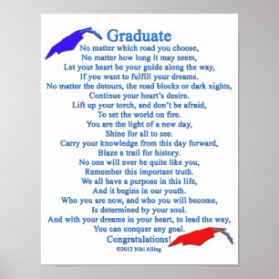 Graduate Poem Poster