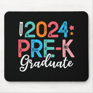 Graduate Preschool Graduation 2024 Last Day Of Sch Mouse Pad