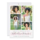Graduate Script 4 Photos Graduation Announcement