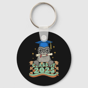 Graduate Sea Lion Cl Of 2025 Kids Mens Womens Grad Key Ring
