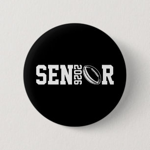 Graduate Senior Cl Of 2026 Graduation American Foo 6 Cm Round Badge