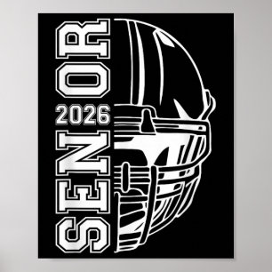 Graduate Senior Cl Of 2026 Graduation American Foo Poster