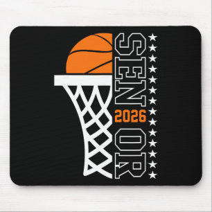 Graduate Senior Cl Of 2026 Sketll Player Graduatio Mouse Pad