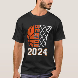 Graduate Senior Class 2024 Graduation Basketball P T-Shirt