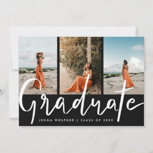 Graduate Simple Elegant Photo Graduation Party I Invitation
