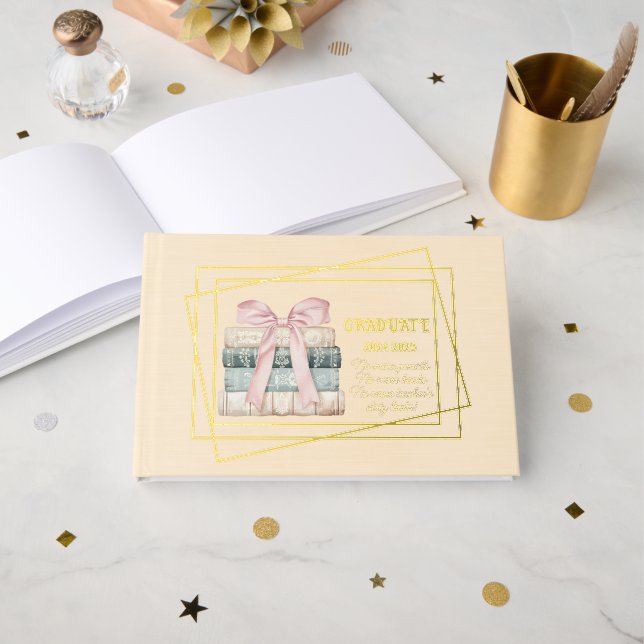 GRADUATE Stack of Books (Front Open)