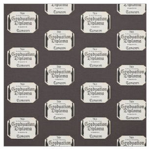 Graduate Students Standing Tall Diploma Fabric
